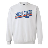 Image of BOISE STATE CREW SLANT OVER LINES B VALUE -  marbleashhthr